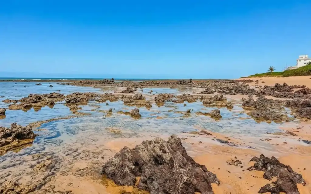 Praia dos Castelhanos em Anchieta
