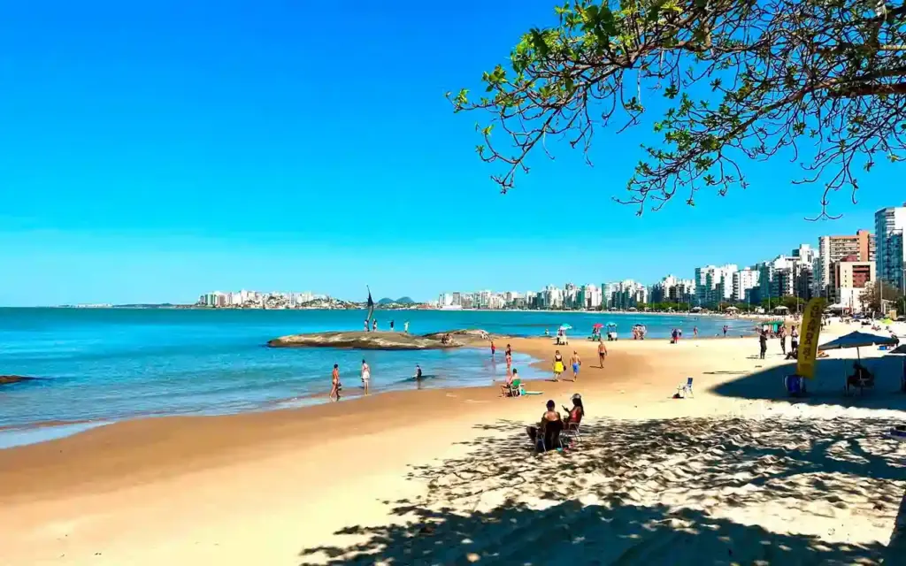 praia do morro em guarapari